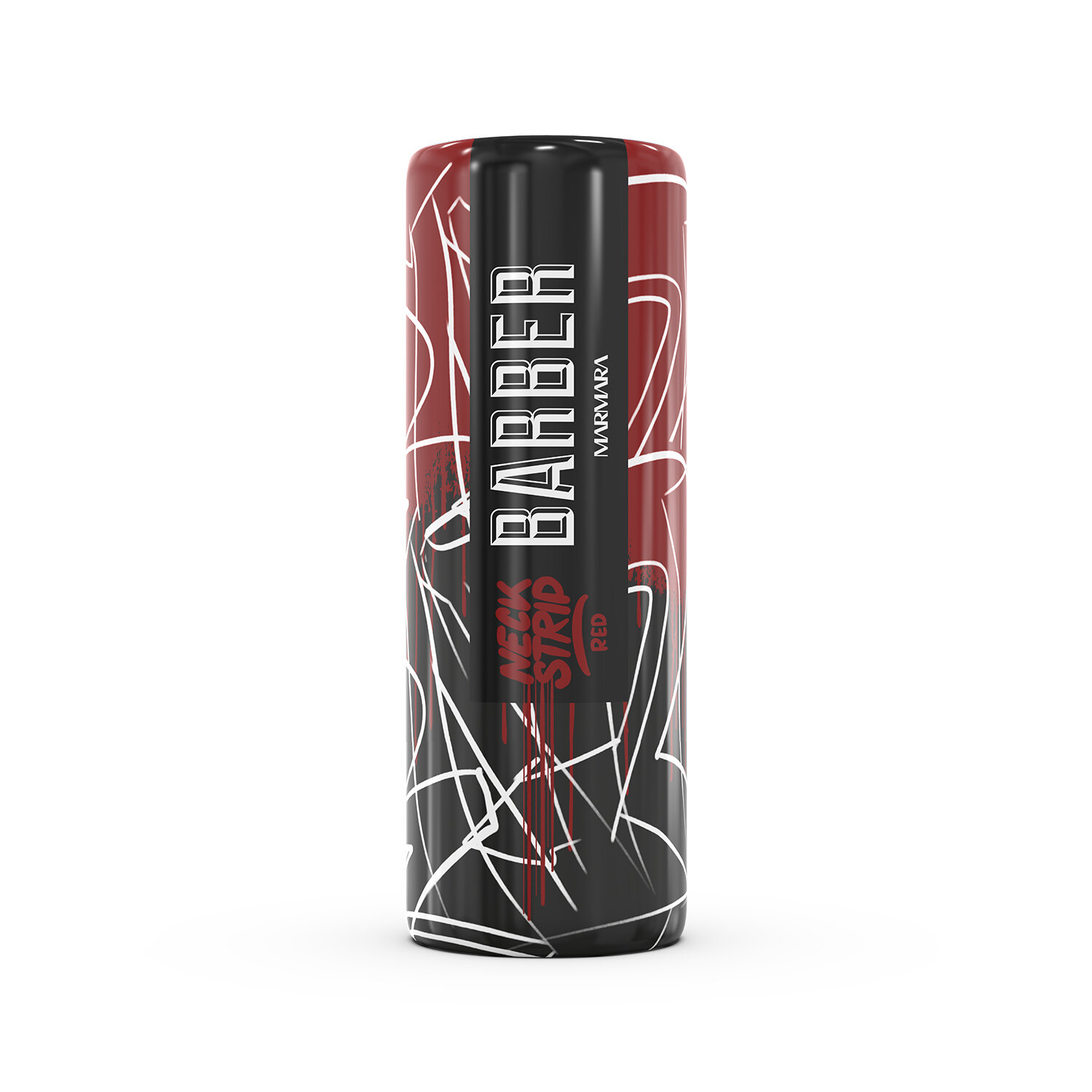 Bande de protection du cou Barber ROUGE - 5x100pcs