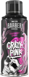 BARBER BOJA ZA KOSU U SPREJU 150ml CRAZY PINK - Privremena boja za kosu u spreju - nijansa Crazy pink