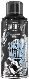 BARBER HAIR COLOR SPRAY 150ml SNOW WHITE - Προσωρινή βαφή μαλλιών σε σπρέι - απόχρωση SNOW WHITE