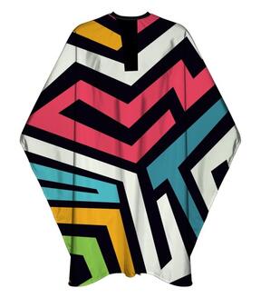 Barber Marmara Cape Funky Colors - Cape with Funky colors