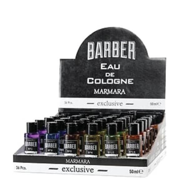 Barber Marmara Colonia Display 36 uds - Aftershave Colonia 50 ml