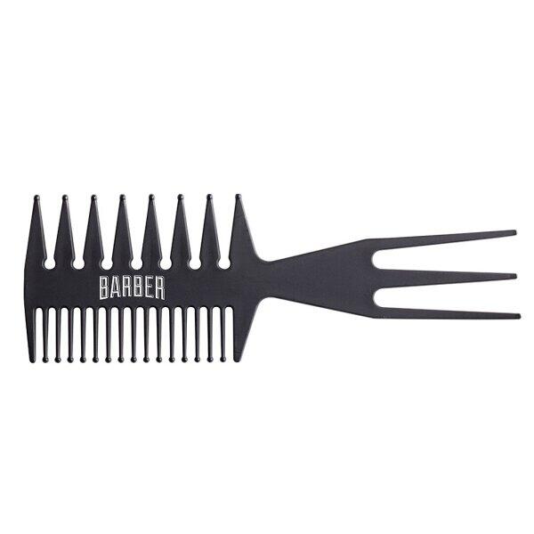 Barber Marmara Comb No.034 - Dobbeltsidet kam til hår og skæg