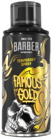 SPRAY COLORANT BARBER 150 ml FAMOUS GOLD - Spray colorant temporaire pour cheveux - teinte Famous Gold