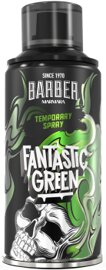 СПРЕЙ ЗА БОЯ ЗА КОСА BARBER 150 мл FANTASTIC GREEN - Временен спрей за боядисване на коса - нюанс Fantastic Green